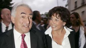 Dominique Strauss-Kahn con su esposa Anne Sinclair